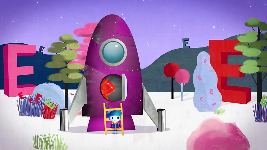 انیمیشن کهکشان الفبا ABC Galaxy - فصل 1 قسمت 5 - Letter E